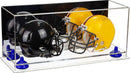 mini helmet and football display case for sale at better display cases