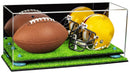 mini helmet and football display case for sale at better display cases
