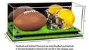 mini helmet display case for sale at better display cases