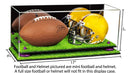 helmet display case for sale at better display cases