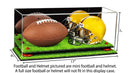 helmet display case for sale at better display cases