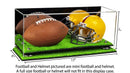 helmet display case for sale at better display cases