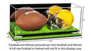 helmet display case for sale at better display cases