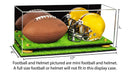 helmet display case for sale at better display cases