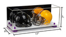 mini helmet and football display case for sale at better display cases