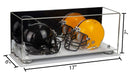 mini helmet and football display case for sale at better display cases