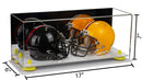 mini helmet and football display case for sale at better display cases