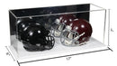 mini helmet and football display case for sale at better display cases