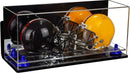 mini helmet and football display case for sale at better display cases