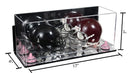 mini helmet and football display case for sale at better display cases