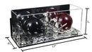 mini helmet and football display case for sale at better display cases