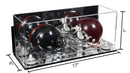 mini helmet and football display case for sale at better display cases