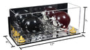 mini helmet and football display case for sale at better display cases
