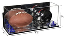 mini helmet and football display case for sale at better display cases