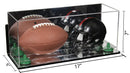 mini helmet and football display case for sale at better display cases