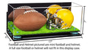 helmet display case for sale at better display cases