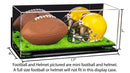 helmet display case for sale at better display cases