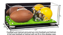 mini helmet and football display case for sale at better display cases