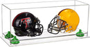 mini helmet and football display case for sale at better display cases
