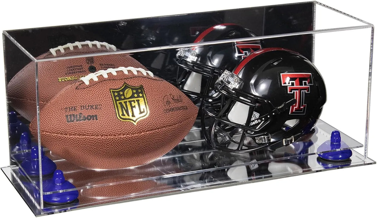 duke mini football helmet 2 Mini Helmet or Mini Football Display Case