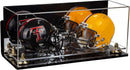 mini helmet and football display case for sale at better display cases