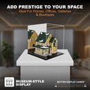 A027 Versatile Acrylic Mirror Black Base Display Case