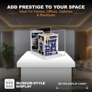 A028 Versatile Acrylic Mirror White Base Display Case