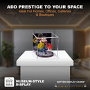 A057 Versatile Acrylic Mirror White Base Display Case