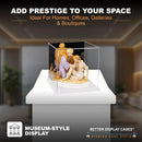 A058 Versatile Acrylic Mirror White Base Display Case