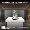 A060 Versatile Acrylic Mirror Black Base Display Case