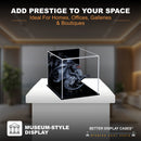 A081 Versatile Acrylic Mirror Black Base Display Case