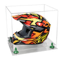 acrylic helmet display case for sale at better display cases