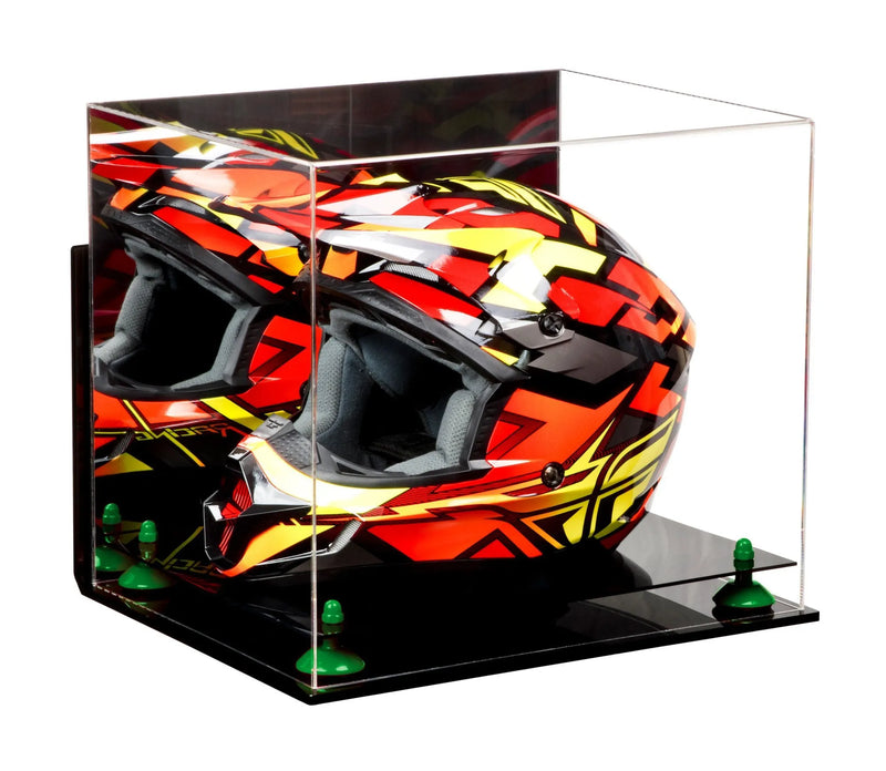 motorcycle Nascar or Motocross Racing Helmet Display Case for sale at better display cases