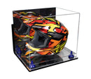 motorcycle Nascar or Motocross Racing Helmet Display Case for sale at better display cases