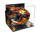 motorcycle Nascar or Motocross Racing Helmet Display Case for sale at better display cases