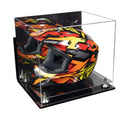 acrylic helmet display case for sale at better display cases
