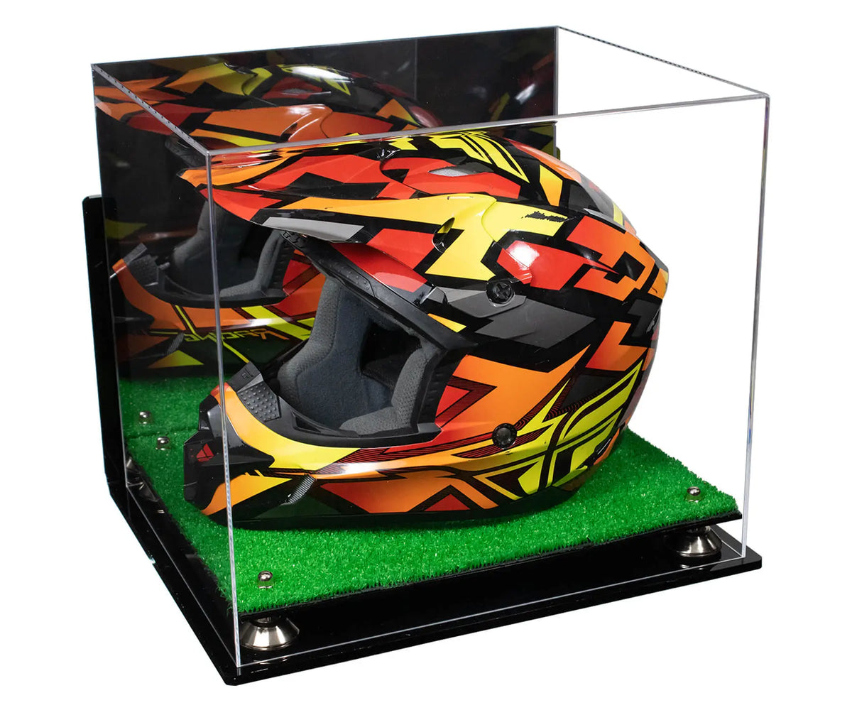 Motorcycle Nascar or Motocross Racing Helmet Display Case