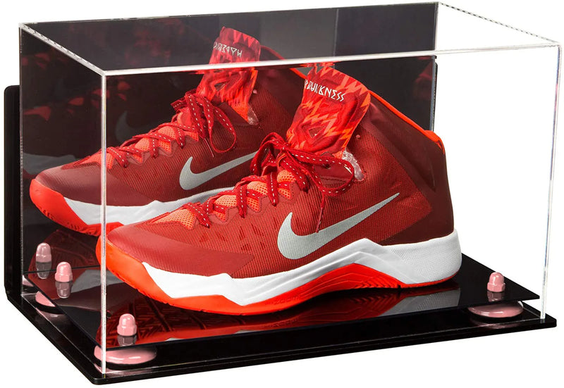 single shoe display case for football, soccer, basketball for sale on Better Display Cases