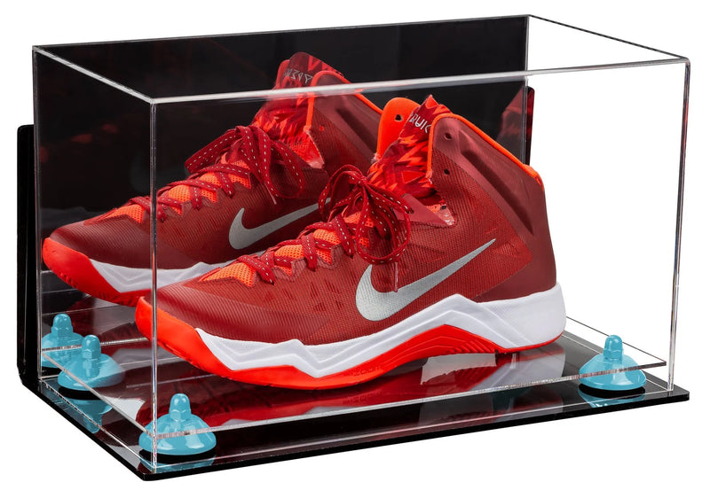 single shoe display case for football, soccer, basketball for sale on Better Display Cases