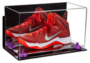 single shoe display case for football, soccer, basketball for sale on Better Display Cases