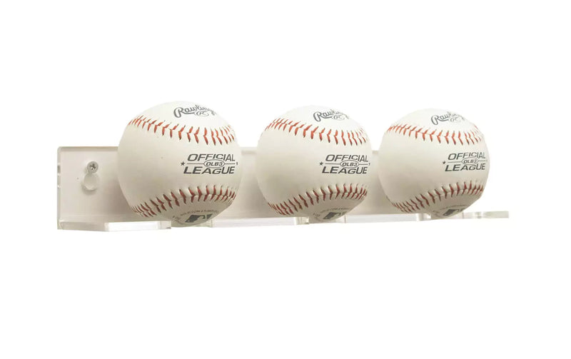 sports ball wall mounted floating shelf for sale on better display cases