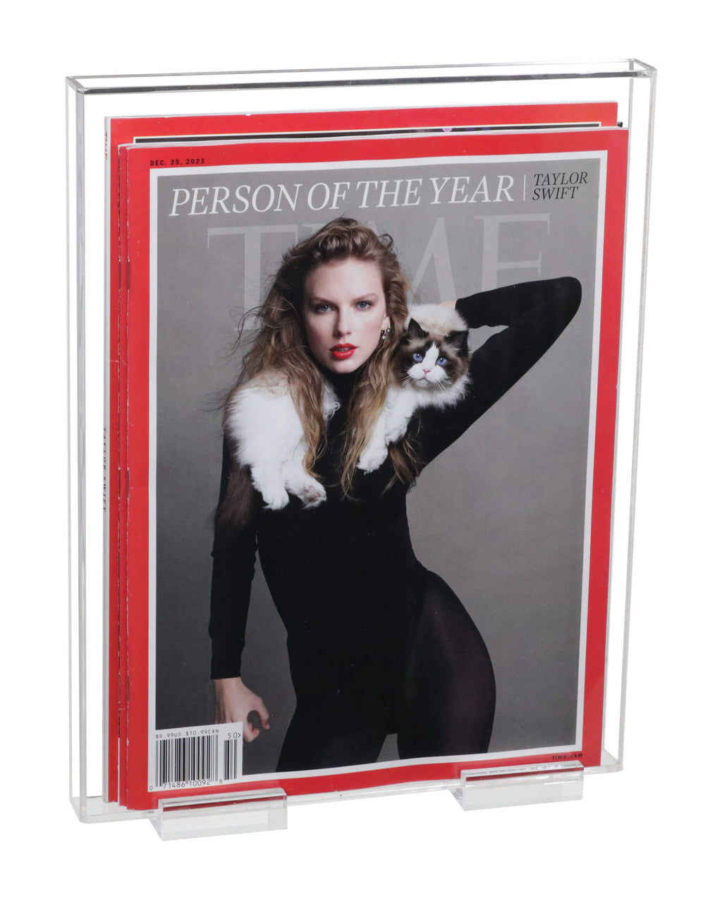 Small Magazine Display Case Clear Acrylic Display Case for Collectible Magazine or Comic Book