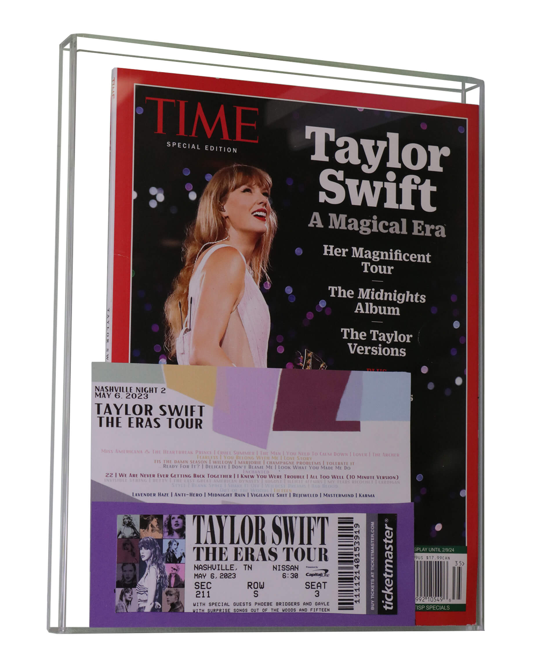 Clear Acrylic Display Case for Collectible Magazine or Comic Book ...