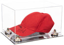Clear Case Mirror Base with Gold Risers