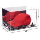 Mirror Case Mirror base with Black Risers Dimension