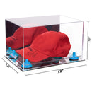 Mirror Case Mirror base with Light Blue Risers Dimension