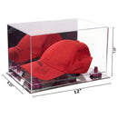 Mirror Case Mirror base with Purple Risers Dimension