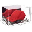 Mirror Case Mirror base with Silver Risers Dimension