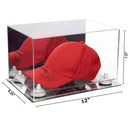 Mirror Case Mirror base with White Risers Dimension
