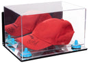 Mirror Wall Mount Case Mirror base with Light Blue Risers